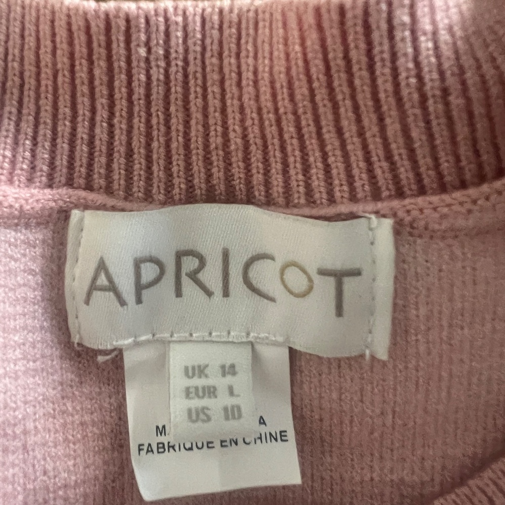 Apricot Pink Heart Sweater - Picture 4 of 4
